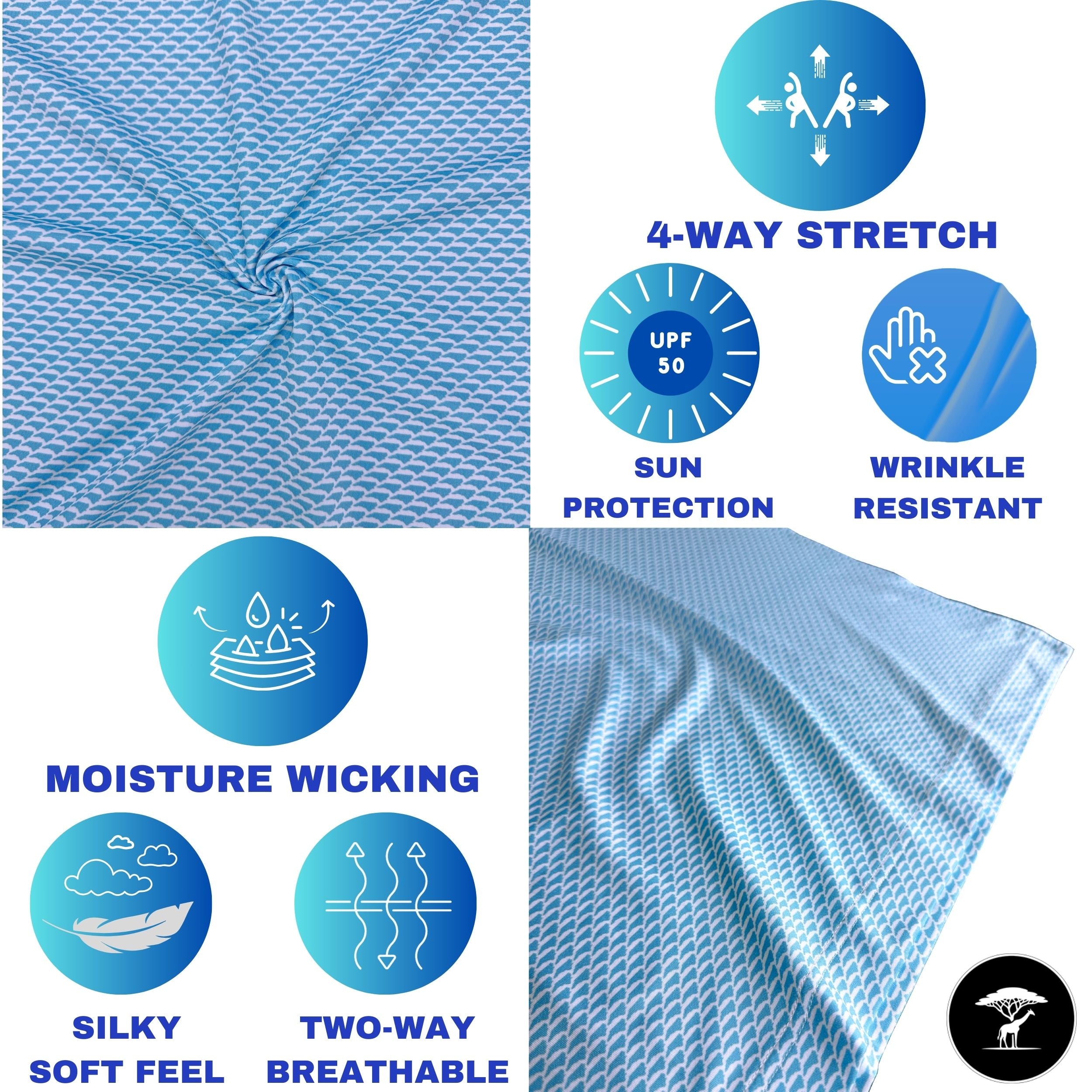 North Carolina Blue Print Polo